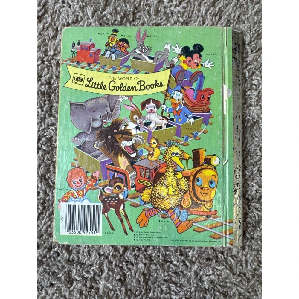 Vintage The Lively Little Rabbit Little Golden Book 481-31 Retro Kids Storybook